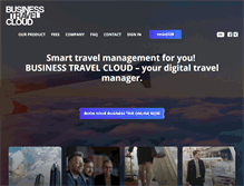Tablet Screenshot of businesstravelcloud.com